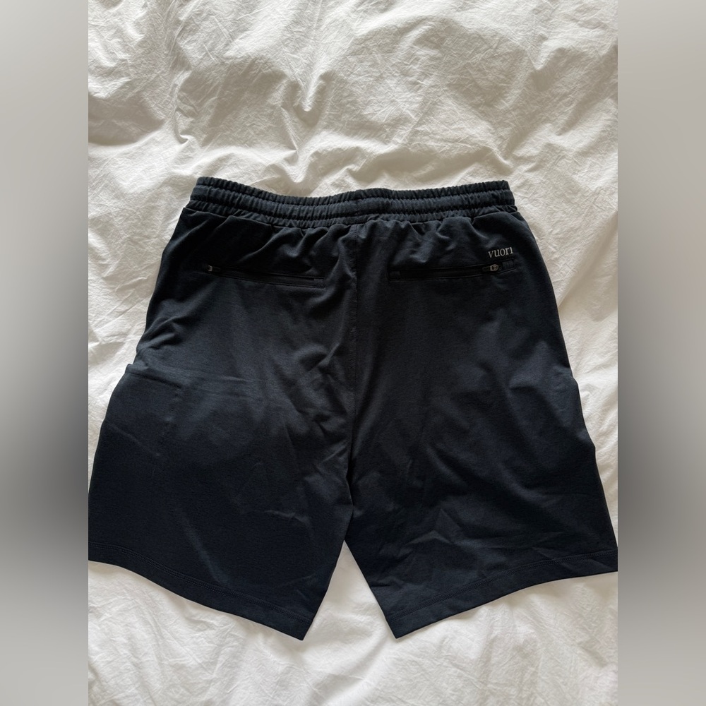 Vuori Black Athletic Shorts with Elastic Waistband - Picture 2 of 3